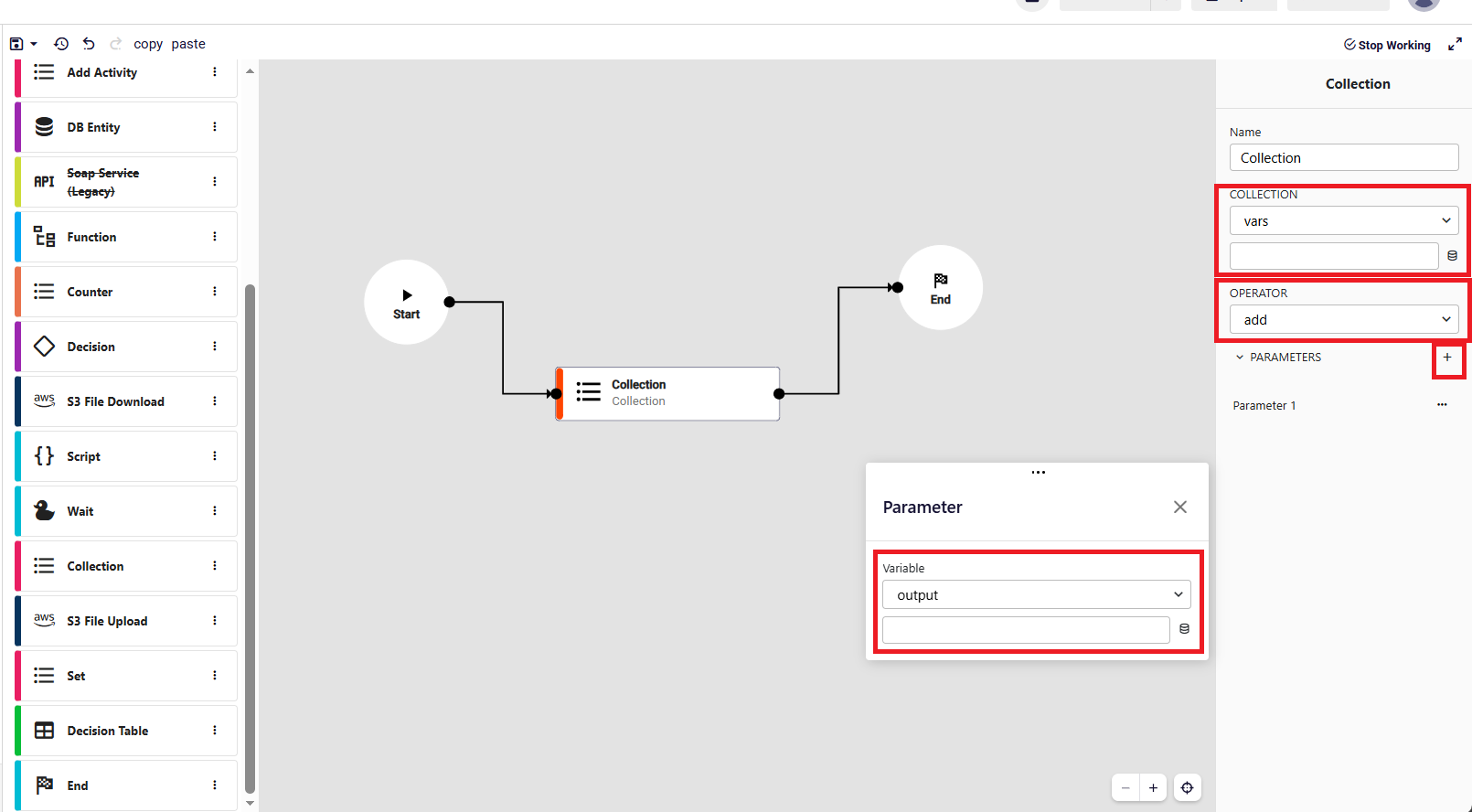 Collection mapping